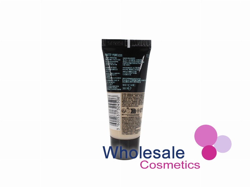 6 x Maybelline Fit Me Matte & Poreless Liquid Foundation - 110 PORCELAIN
